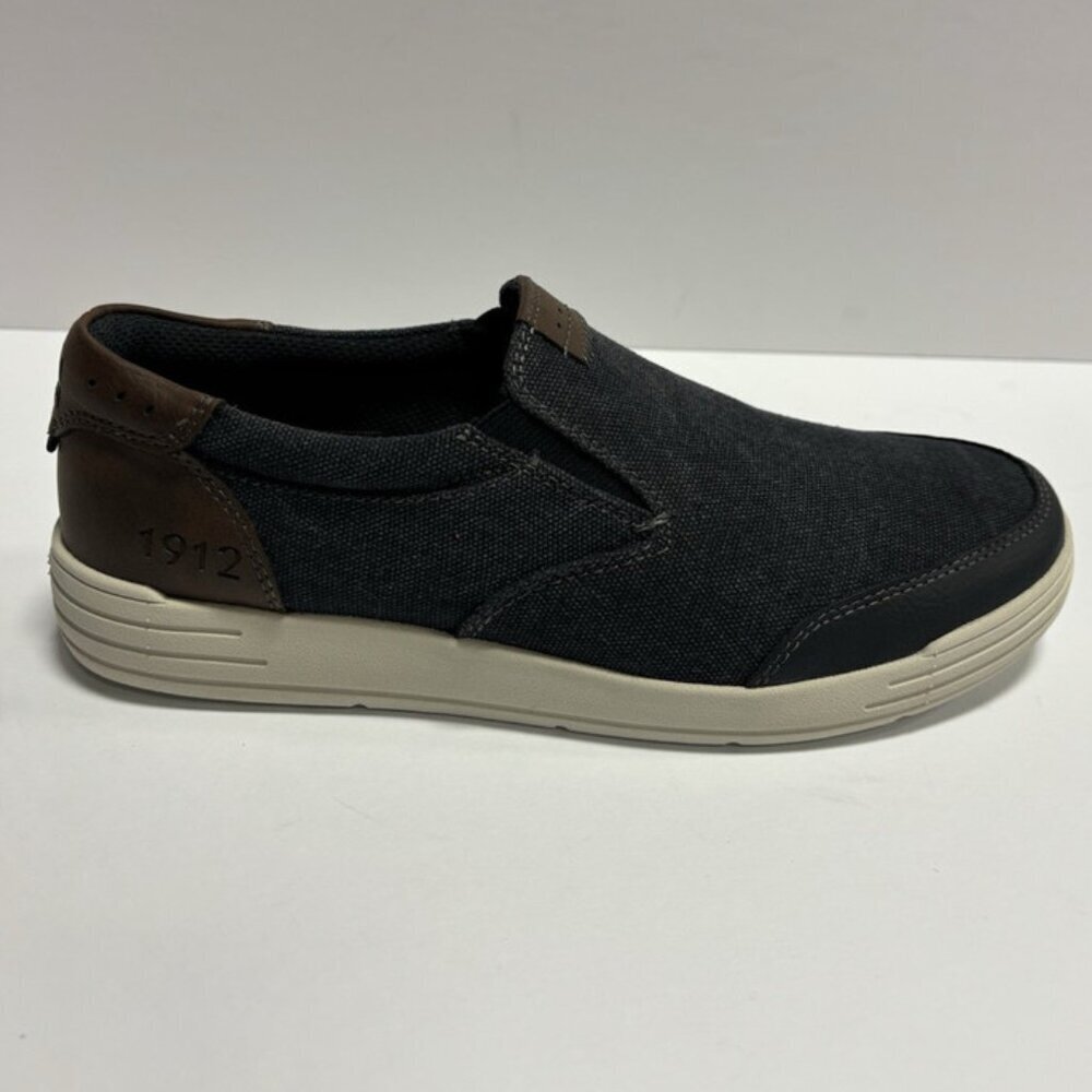 Nunn Bush Men’s City Walk Blue Canvas Sneakers, Size 7 M